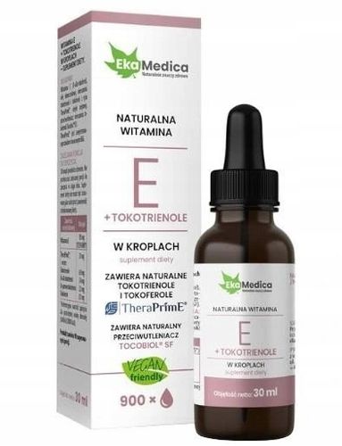 Witamina E + tokotrienole w kroplach, 30 ml na Arena.pl