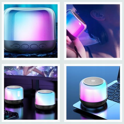GŁOŚNIK PRZENOŚNY BEZPRZEWODOWY BLUETOOTH 5.1 RGB na Arena.pl