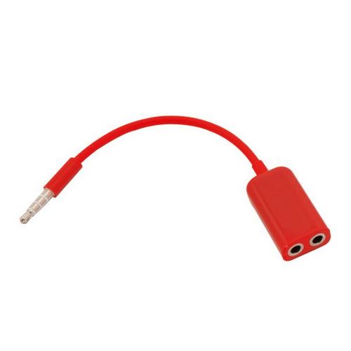 Adapter Audio Jack (3.5 Mm) 143401 Czerwony na Arena.pl