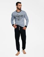 Piżama męska Henderson Burn szara L