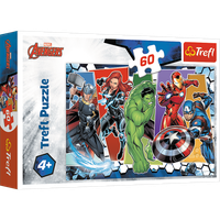 Puzzle Trefl Avengers Dla Dzieci 60 El.niezwyciężeni Avengersi Trefl  17357