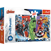Puzzle Trefl Avengers Dla Dzieci 60 El.niezwyciężeni Avengersi Trefl  17357