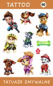 Tatuaże zmywalne Psi Patrol
