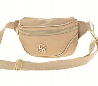 Laura Biaggi - torebka nerka saszetka listonoszka beżowa KB179