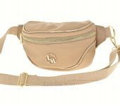 Laura Biaggi - torebka nerka saszetka listonoszka beżowa KB179