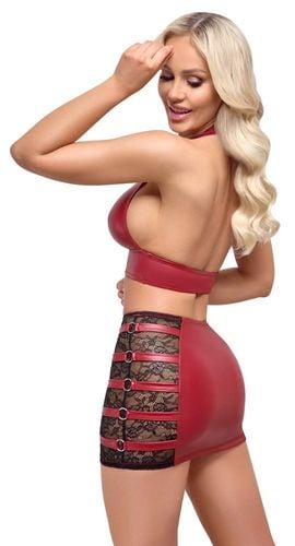 top & skirt red s na Arena.pl