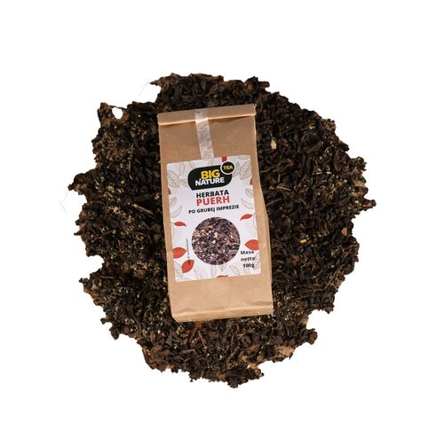 Herbata PUERH PO GRUBEJ IMPREZIE 100g na Arena.pl