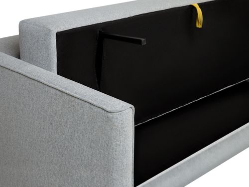 Sofa rozkładana jasnoszara EKSJO na Arena.pl