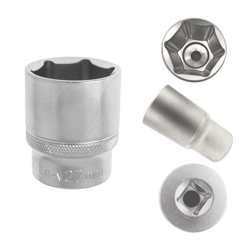 NASADKA TORX T27 1/2" ZE STALI CHROMOWO-WANADOWEJ na Arena.pl