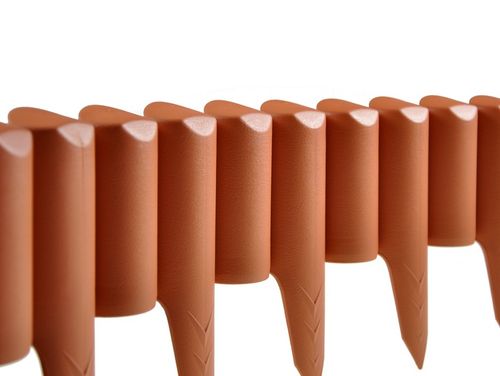 PALISADA OGRODOWA - UV- WYSOKA Wytrzymała Płotek Ogrodowy Obrzeże - Brązowa na Arena.pl