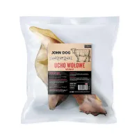 JOHN DOG Suszony gryzak dla psa. Ucho wołowe miodowe