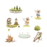 Naklejki Zestaw Zwierzęta DK472