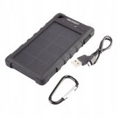 Powerbank Solarny 8000 mAh Ładowarka USB LATARKA