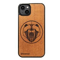 Drewniane Etui Bewood na iPhone 14 Plus NIEDŹWIEDŹ MERBAU