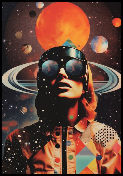 Plakat 68x98cm Kosmiczne Wizje zdjęcie 2
