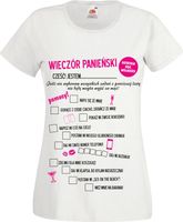 Koszulka Z NADRUKIEM wieczór panieński PANIEŃSKIE