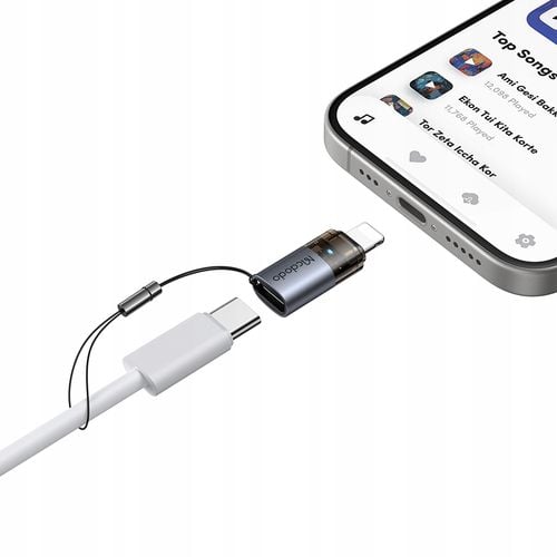 mcdodo adapter przejściówka usb-c usb typ c do lightning iphone 13 14 led na Arena.pl