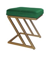 Pufa ZETA LOFT taboret podnóżek podstawa złota MG25