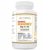 ALTO PHARMA MAGNEZ SKURCZ Mg + K + B6 FORTE 120 k