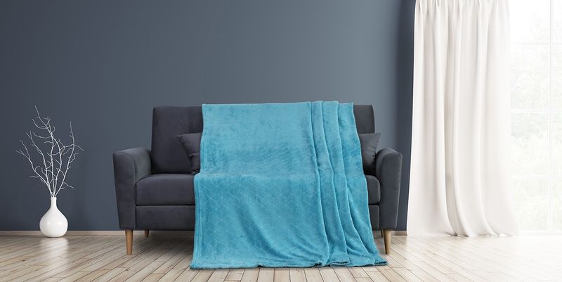 Koc AmeliaHome NESSA TURQ 170X210 zdjęcie 4