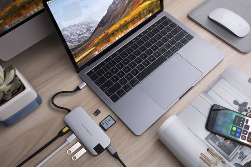 HyperDrive Replikator portów USB-C HyperDrive SLIM Silver na Arena.pl