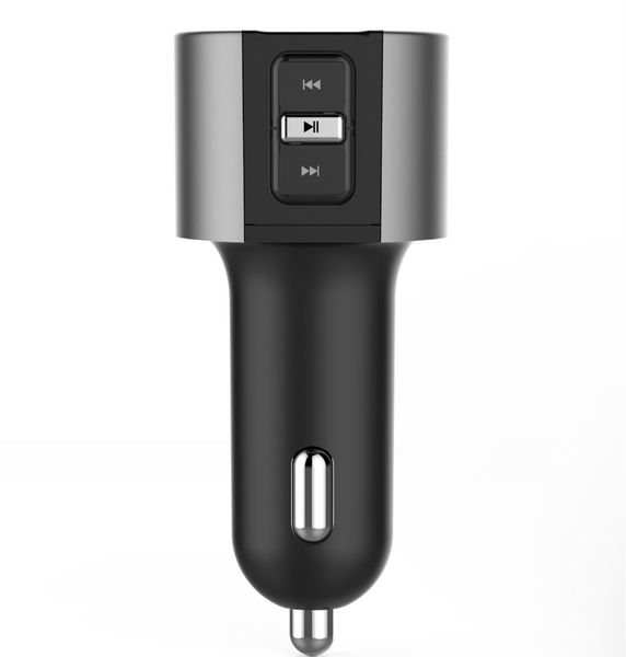 TRANSMITER FM ŁADOWARKA BLUETOOTH 3.4A 2X USB SAMOCHODOWA zdjęcie 3