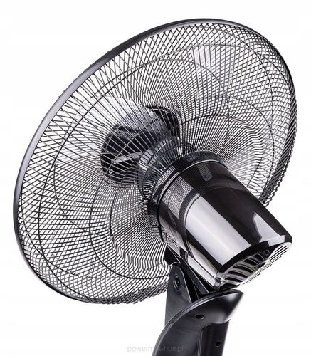 WENTYLATOR PODŁOGOWY WIATRAK STOJĄCY CZARNY CICHY 80W 135 CM na Arena.pl