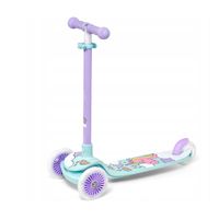 Hulajnoga Raven trójkołowa Laviana Violet Mint 120/100mm z kółkami LED