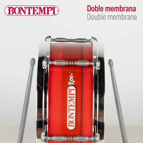 Bęben Bontempi Plastikowy 31 x 15 x 31 cm Czerwony (4 Sztuk) na Arena.pl