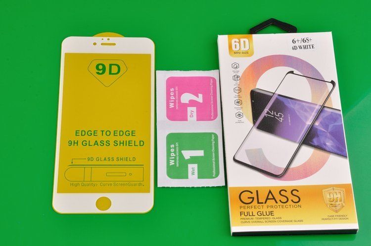 Szkło Hartowane 6D do Apple iPhone 6 Plus / 6S Plus biały zdjęcie 2