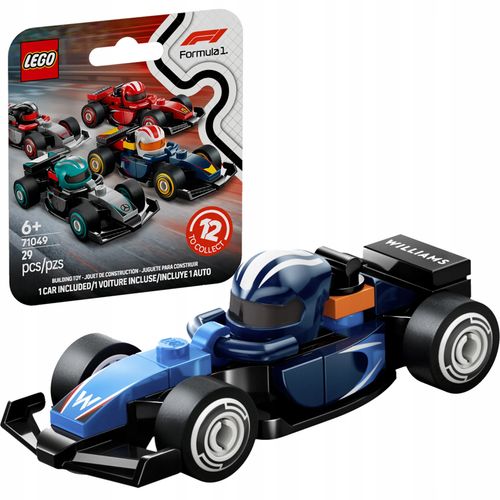 71049 - lego minifigures - bolid formuła f1 williams na Arena.pl