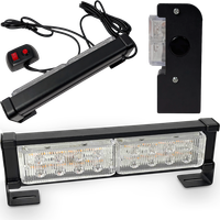 Lampa Ostrzegawcza Stroboskop 16 LED 12V Pomarańczowa Pomoc Laweta Pilot