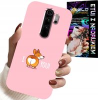ETUI DO XIAOMI NOTE 8 PRO - ŚMIESZNE WZORY I LOVE YOU PIESEK OBUDOWA