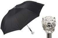 PARASOL SKŁADANY LEONE ARGENTO | Luksusowy Parasol Składany "Srebrny Lew"