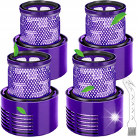 ZESTAW FILTRÓW DO DYSON V10 SV12 ABS MYWALNY I TRWAŁY 4 SZTUKI