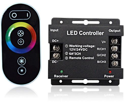 Sterownik kontroler do taśm LED RGB pilot 12V/3x6A na Arena.pl