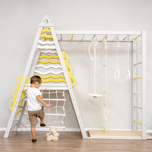 domowy plac zabaw Wave basic - szary na Arena.pl