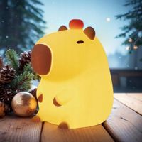 CAPYBARA LAMPKA NOCNA, PIĘKNA SILIKONOWA LAMPKA NOCNA CAPYBARA DLA DZIECI