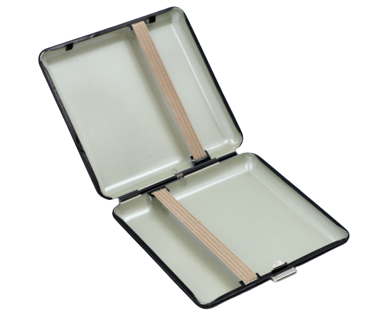 Papierośnica Z Grawerem Dla Wędkarzy - Metalowa, Czarna Gentelo zdjęcie 2