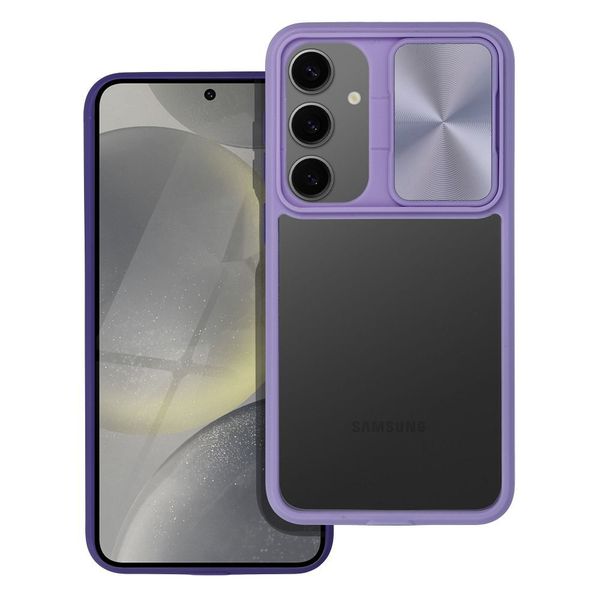 Futerał SLIDER do SAMSUNG S24 Plus fioletowy zdjęcie 1