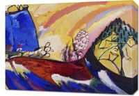 Obraz 70x50cm Painting with Troika, Wassily Kandinsky Vintage