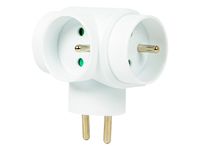 Rozgałęźnik R-31 PR 3GNIAZDA z uziemieniem