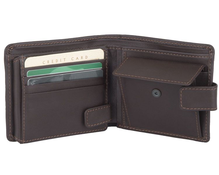 Portfel męski Fabio - Giovani Brązowy zdjęcie 2