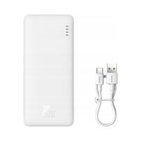 Baseus Powerbank Z Szybkim Ładowaniem 10000mAh 20W USB-C USB-A Z Kablem
