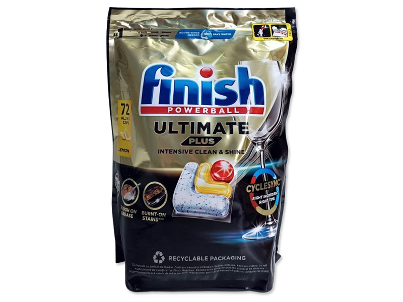 Tabletki do zmywarki Finish UltimatePlus 72szt zdjęcie 2