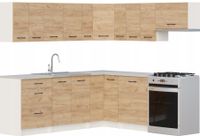 Zestaw mebli kuchennych Rodos Craft Złoty U-C