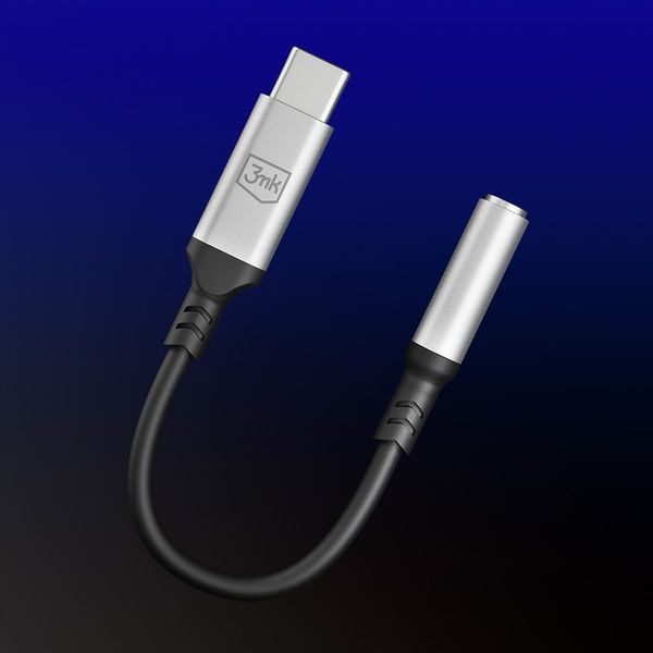 Adapter audio 3mk USB-C - Jack 3,5 mm typ żeński zdjęcie 11