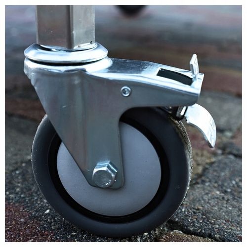 WÓZEK KELNERSKI CATERINGOWY 3 PÓŁKOWY STAL NIERDZEWNA 240 KG 95x50x93 CM na Arena.pl