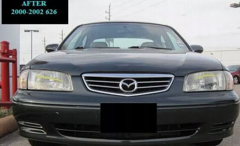 2000 2001 2002 MAZDA 626 - LIstwy chrom grill chromowan zdjęcie 3