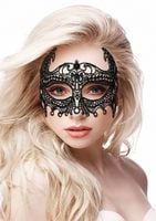 empress black lace mask - black